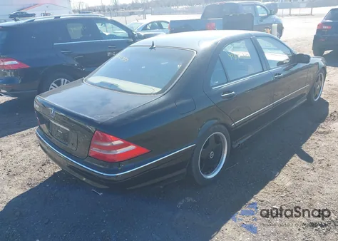 2001 Mercedes-Benz S 600 from USA, damaged, VIN WDBNG78J21A216966